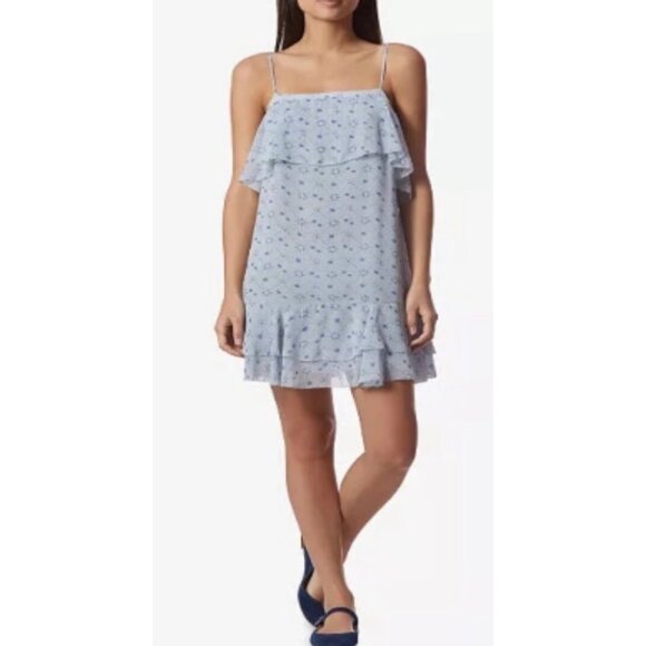 AVEC LES FILLES Constellation-Print Slip Shift Dress NWT XS - Picture 1 of 10